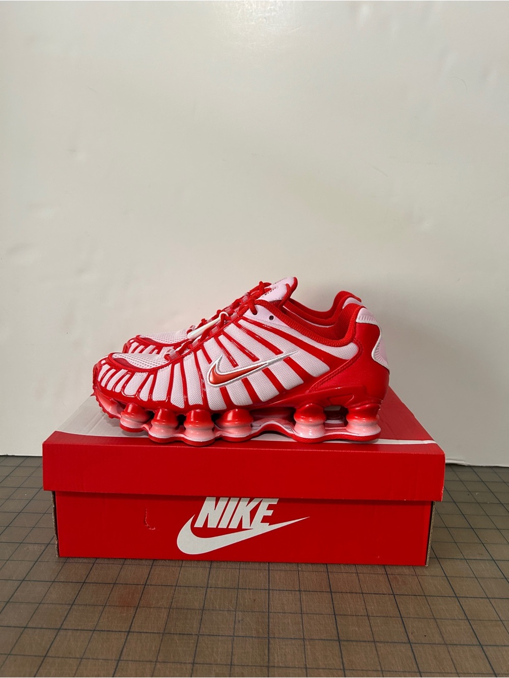 Nike Shox TL ‘Pink Foam Habanero Red’ GS - Picture 1 of 6